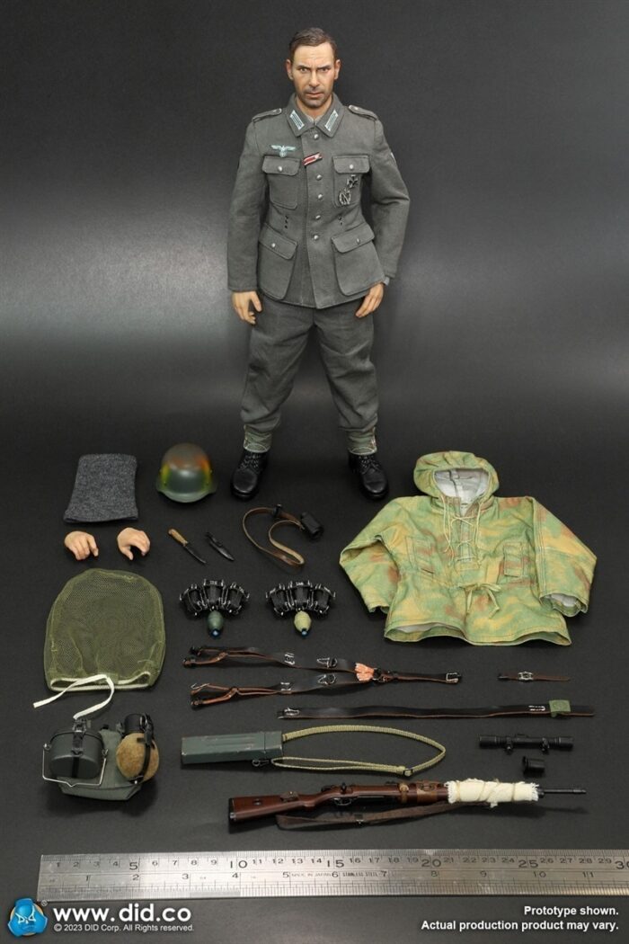 WOLFGANG  WWII GERMAN WERMACHT HEER SNIPER DID 1/6 SCALE FIGURE - Image 11