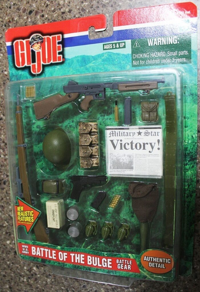 GI Joe WWII U.S. Army Battle Of The Bulge Battle Gear 2000 Hasbro