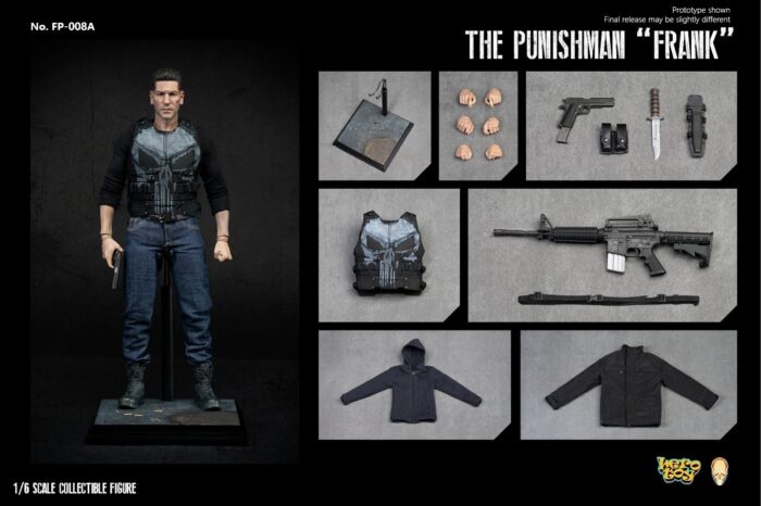 Hero Toy X Facepool The Punishman Frank Version A 1/6 Scale Action Figure FP-008A Frank Castle Punisher - Image 19