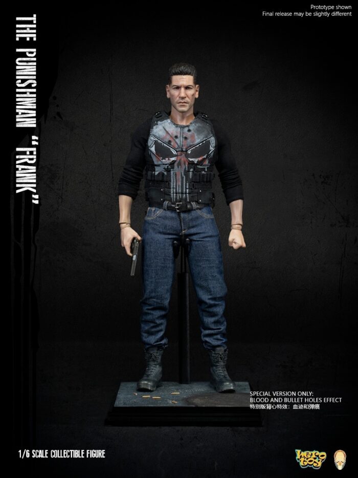 Hero Toy X Facepool  special edition The Punishman Frank Version B 1/6 Scale Action Figure FP-008B Punisher Frank Castle - Image 2