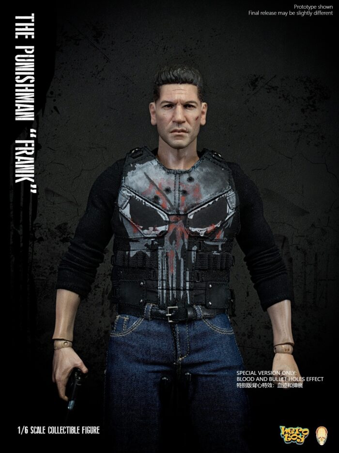 Hero Toy X Facepool  special edition The Punishman Frank Version B 1/6 Scale Action Figure FP-008B Punisher Frank Castle