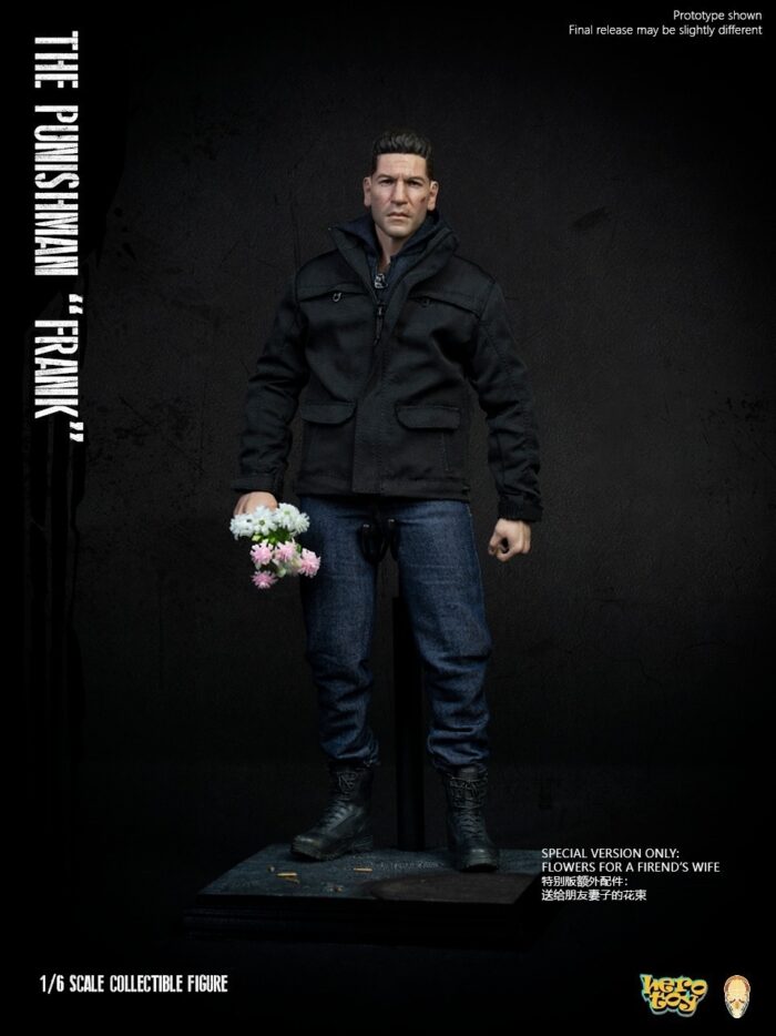 Hero Toy X Facepool  special edition The Punishman Frank Version B 1/6 Scale Action Figure FP-008B Punisher Frank Castle - Image 3