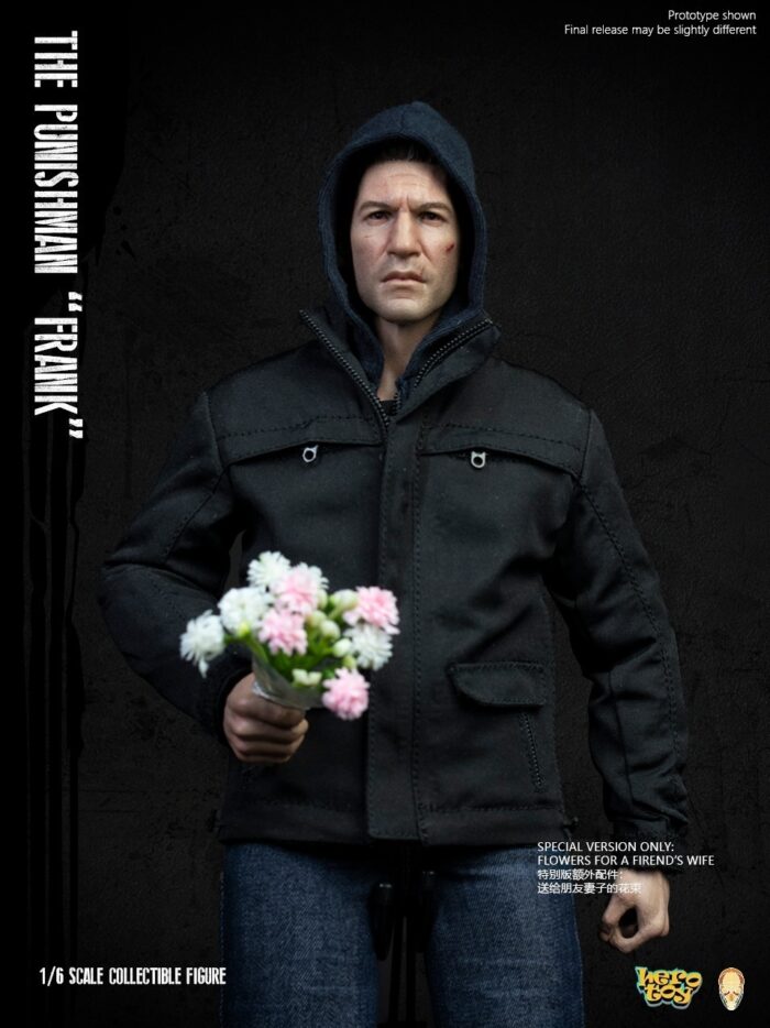 Hero Toy X Facepool  special edition The Punishman Frank Version B 1/6 Scale Action Figure FP-008B Punisher Frank Castle - Image 4