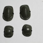 1/6 set of od green knee and elbow pads    C1