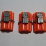 3 bundles of dynamite with magnetic backs loose I believe these are gi joe spy island   C1