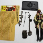 GI Joe Desert Assault Squad Cobra Trooper Explosive Specialist Figure Complete with file card    F1