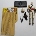 GI JOE 25TH COBRA RESOLUTE STORM SHADOW NINJA 2010 COMPLETE WITH FILE CARD  F1