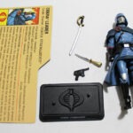 GI JOE RESOLUTE COBRA COMMANDER complete with file card   F1