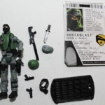 GI JOE  2009 SHOCKBLAST  SWAT RANGER MARINE  25th complete with file card   F1