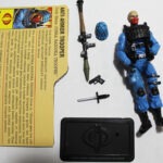 GI Joe 25th Anniversary Cobra Bazooka Trooper 3.75" Action Figure Complete  with file card 2008   F1