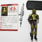 SWAMP VIPER  GI Joe 2010 Complete with file card   F4