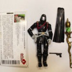 GI joe COBRA COMMANDER 2004 with file card  F6