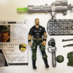 Bench Press V1 ROC Rise of G.I. JOE COBRA 25th LOOSE Complete w/ file card  F7