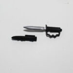 1/6 gi joe jungle knife with scabbard loose   F10