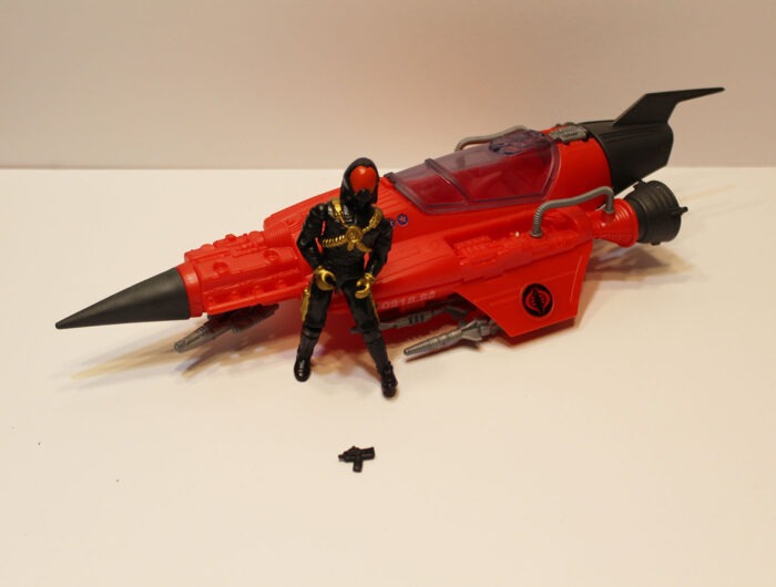 Vintage GI Joe ARAH 1988 Cobra Stellar Stiletto COMPLETE with STAR VIPER