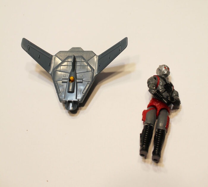 Vintage 1990 GI Joe Hurricane VTOL W/ Vapor pilot complete - Image 3