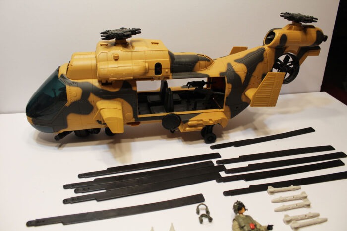 Eaglehawk Helicopter Retaliation Gi JOE COBRA 25th Loose 100% COMPLETE w Pilot - Image 3