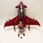 1986 Hasbro GI JOE Cobra Terror Drome Firebat Vehicle COMPLETE with original AVAC pilot