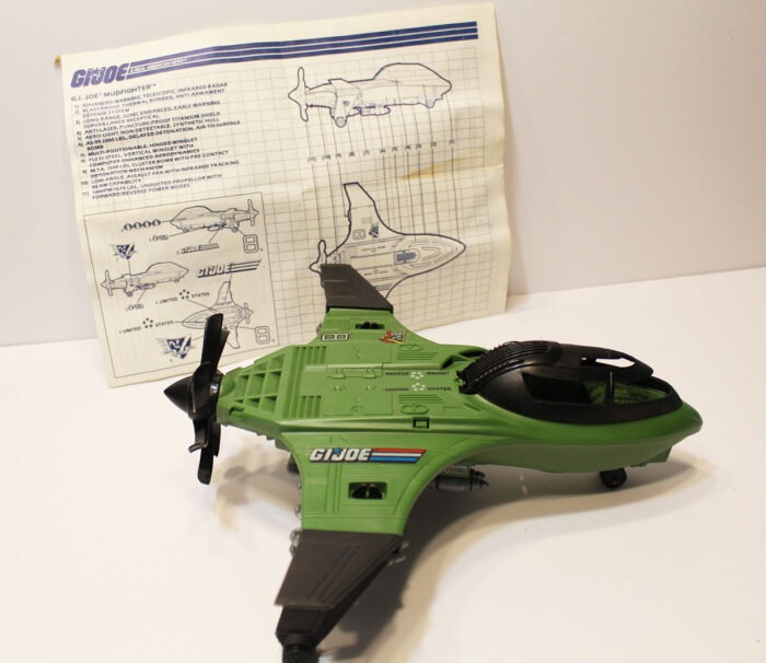 1989 GI JOE MUDFIGHTER w/ Dogfight and blueprint - Image 3