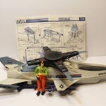 1988 GI Joe Skystorm X-Wing w Windmill pilot and blueprints complete