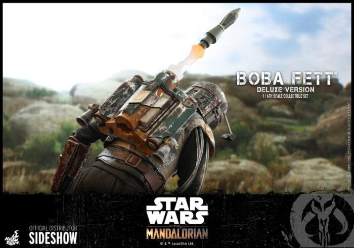 The Mandalorian TMS034 Deluxe Boba Fett 1/6th Scale Collectible Figure Set BY HOT TOYS ( 2 figures ) - Image 14