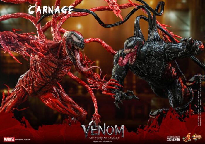 Venom: Let There Be Carnage MMS620 Carnage Deluxe 1/6 Scale Collectible Figure BY HOT TOYS - Image 5