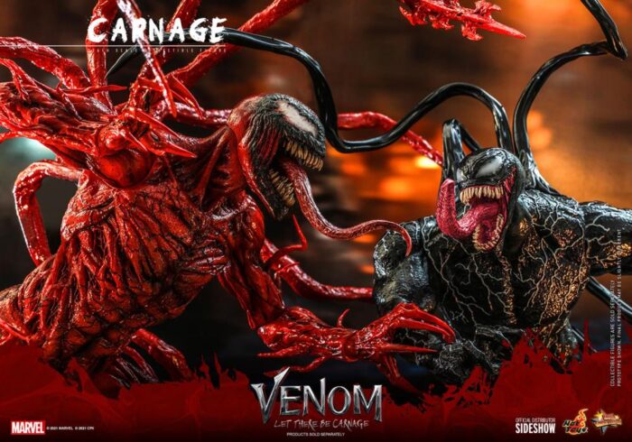 Venom: Let There Be Carnage MMS620 Carnage Deluxe 1/6 Scale Collectible Figure BY HOT TOYS - Image 6