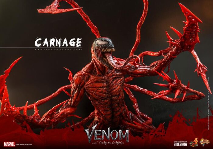 Venom: Let There Be Carnage MMS620 Carnage Deluxe 1/6 Scale Collectible Figure BY HOT TOYS - Image 7