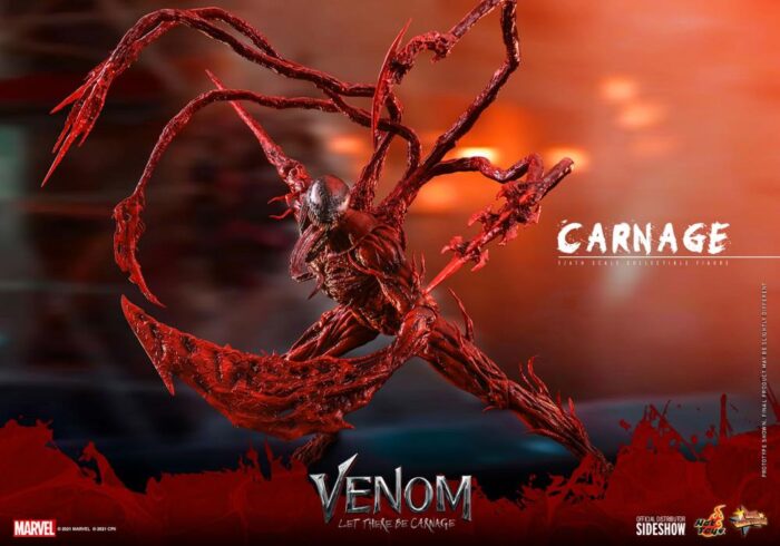 Venom: Let There Be Carnage MMS620 Carnage Deluxe 1/6 Scale Collectible Figure BY HOT TOYS - Image 10