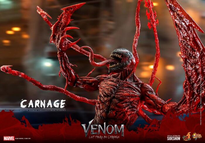 Venom: Let There Be Carnage MMS620 Carnage Deluxe 1/6 Scale Collectible Figure BY HOT TOYS - Image 11