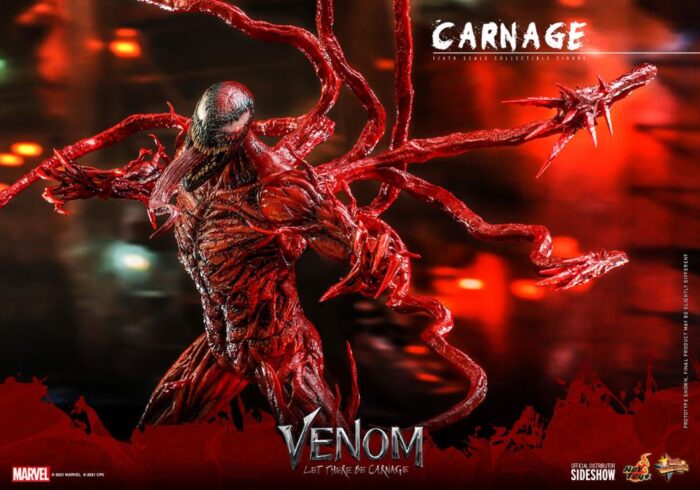 Venom: Let There Be Carnage MMS620 Carnage Deluxe 1/6 Scale Collectible Figure BY HOT TOYS - Image 13