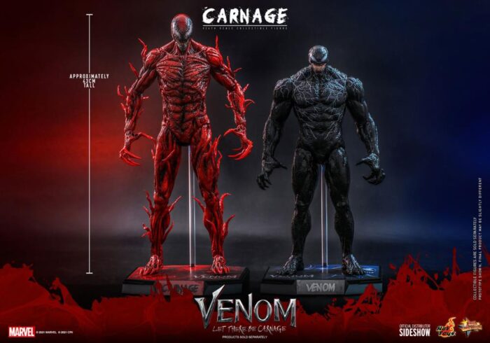 Venom: Let There Be Carnage MMS620 Carnage Deluxe 1/6 Scale Collectible Figure BY HOT TOYS - Image 14