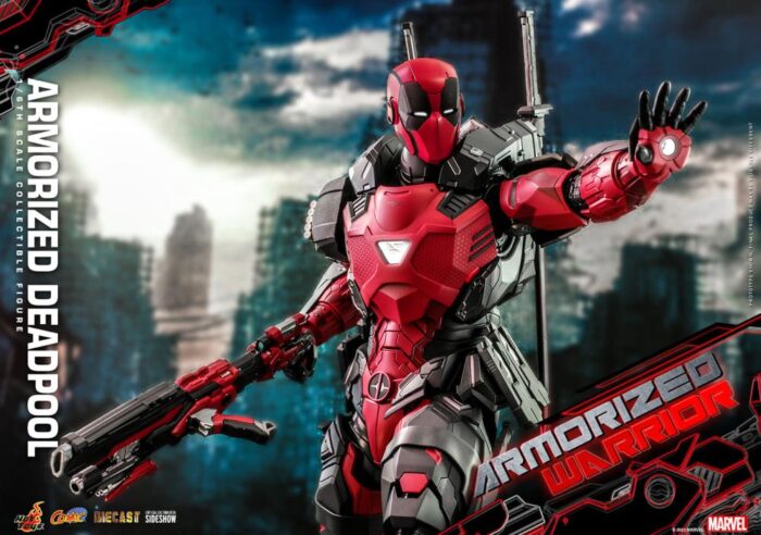 Marvel Comics CMS09D42 Armorized Deadpool 1/6th Scale Collectible Figure BY HOT TOYS - Image 10