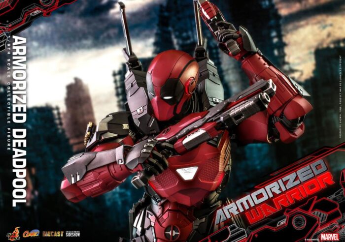 Marvel Comics CMS09D42 Armorized Deadpool 1/6th Scale Collectible Figure BY HOT TOYS - Image 15