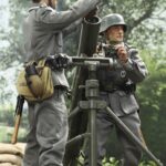 12cm Granatwerfer 42 mortar in Green World War II DiD 1/6 E60074G