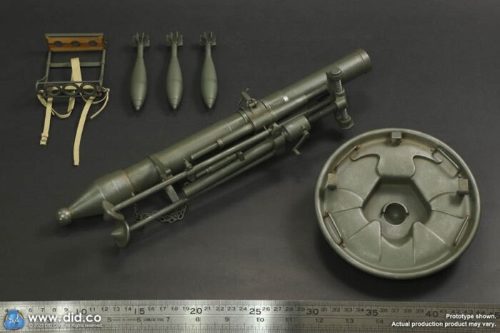 12cm Granatwerfer 42 mortar in Green World War II DiD 1/6 E60074G - Image 10