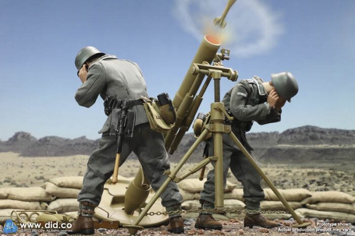 12cm Granatwerfer 42 mortar in Yellow World War II DiD 1/6 Scale E60074Y - Image 2