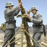 12cm Granatwerfer 42 mortar in Yellow World War II DiD 1/6 Scale E60074Y