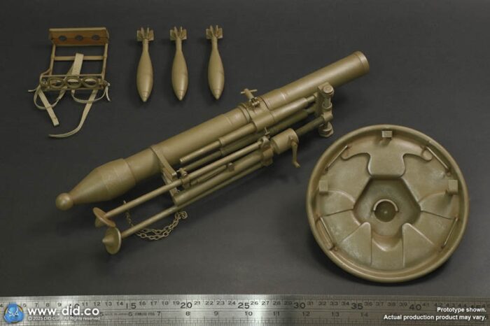 12cm Granatwerfer 42 mortar in Yellow World War II DiD 1/6 Scale E60074Y - Image 8