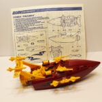 1990 Vintage GIJOE Cobra Piranha Attack Boat Complete with instructions  T2