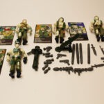 The Bone Brigade Ghost Battalion  Skeletons set Of 4 WITH weapons  F11