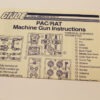 Complete 1983 GI Joe ARAH PAC/RAT Machine Gun With Controller  and blueprints T3 - Image 2