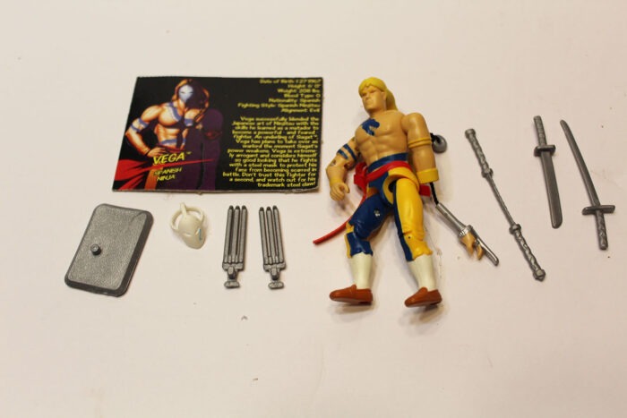 GI Joe  Street Fighter Vega  1994 very rare version complete Vintage  F11