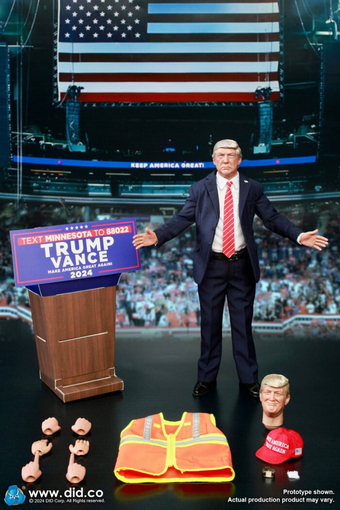 DID (AP024) 1/6 Scale 47th President - Donald Trump Figure - Image 4