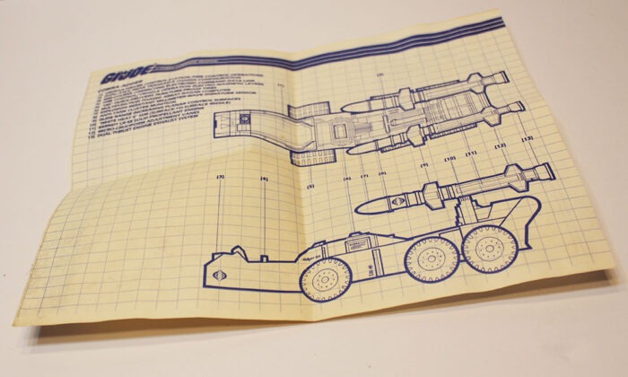 GI Joe Cobra Adder 1987  Complete with blueprints     T2 - Image 3