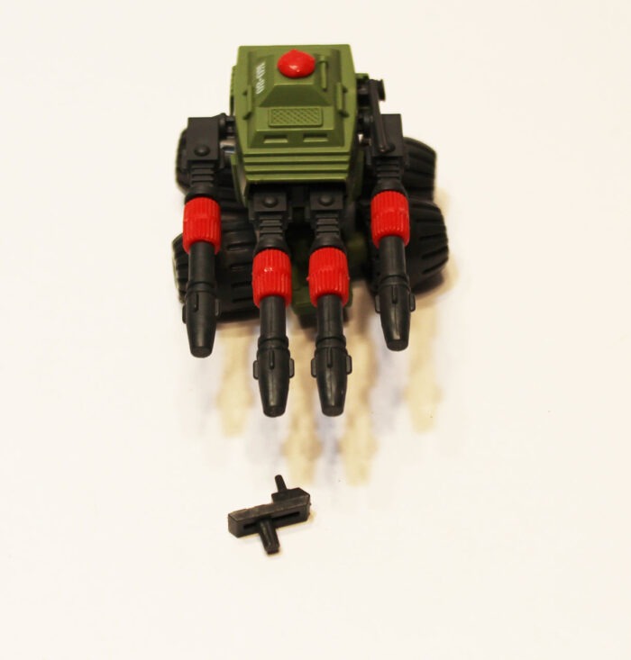 Complete 1983 GI Joe ARAH PAC/RAT Machine Gun With Controller  and blueprints T3