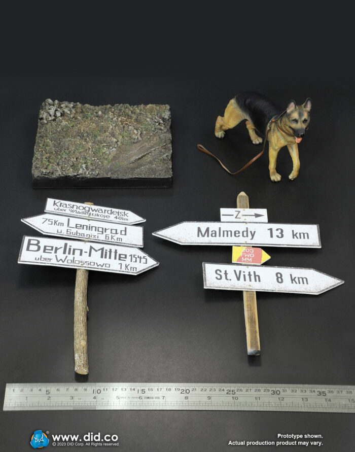 DiD 1/6 E60072 WWII Road Signs Accessory Kit - Image 3